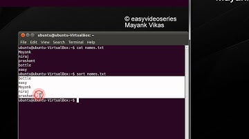 How To use sort command in Linux Or Ubuntu to sort in ascending or descending order - A Tutorial