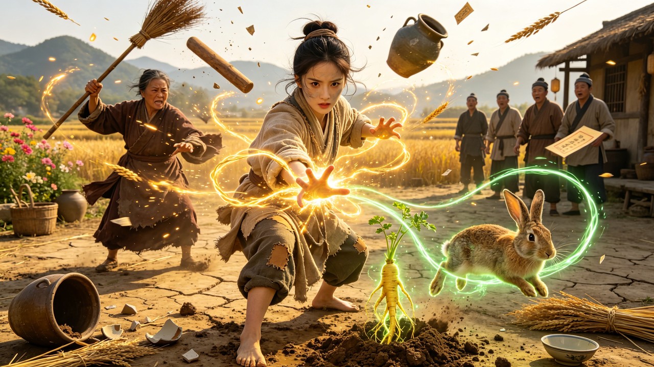 穿越成農女：覺醒控制術帶全村暴富