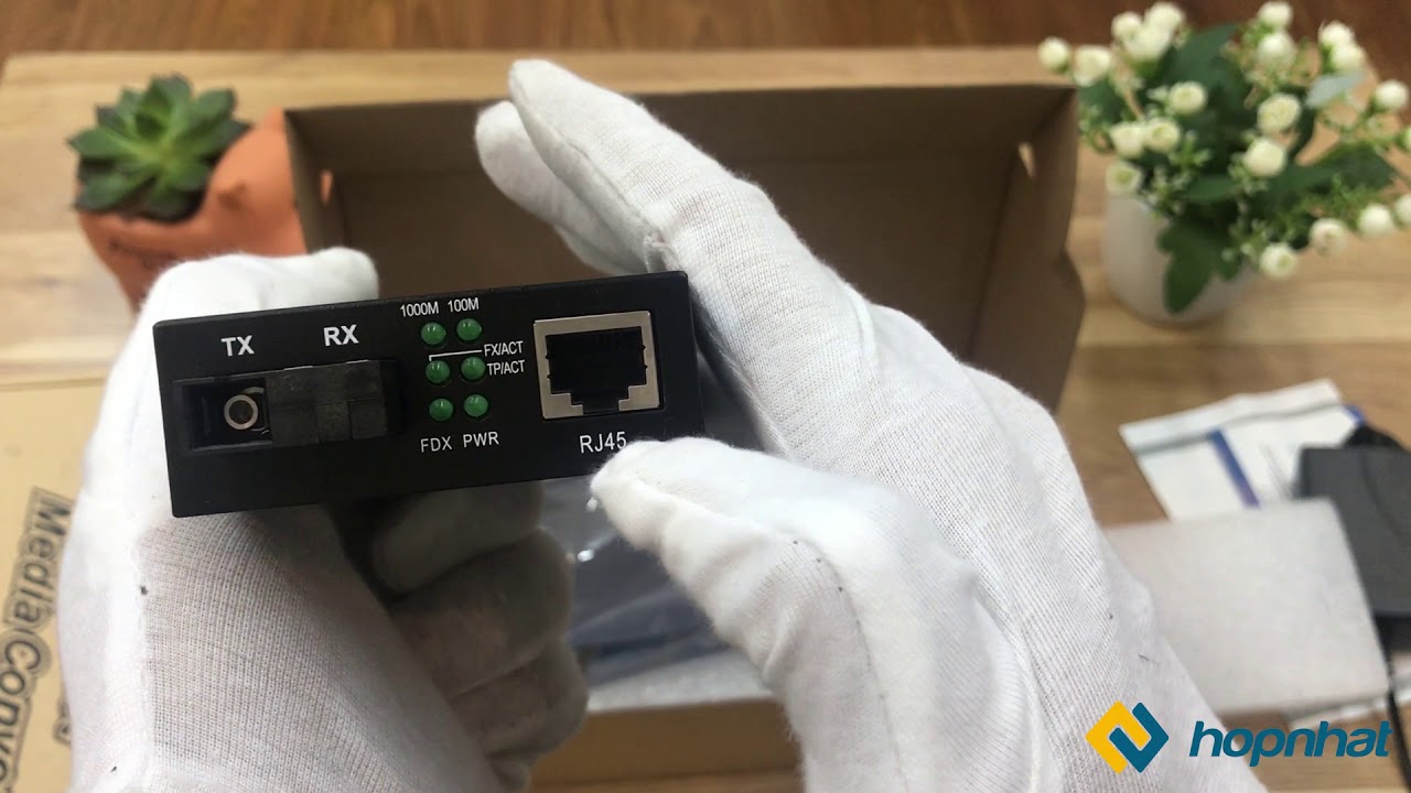 Video Mở hộp - Bộ chuyển đổi quang điện G-NET HHD210G-20A/B