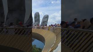 Download lagu The Golden Bridge Is 150-metre-long Near Da Nang, Vietnam. Want To Take Pictures Mp3 Video Mp4