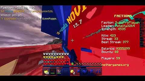 Back to factions on Nethergames and we got exploiters