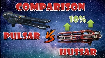 Hussar after BUFF vs Pulsar medium weapon comparison war robots