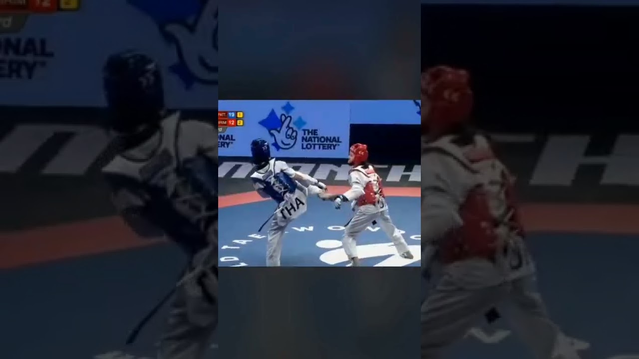 Taekwondo WTF красивое фехтование ногами