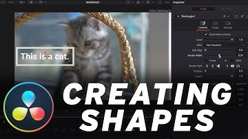 EASILY Create Shapes (Rectangles, Triangles, Circles) in Davinci Resolve 17 [Beginner Tutorial]