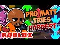 PRO MATT PLAYER TRIES HARDEST VSMATT SONGS in ROBLOX Friday Night Funkin