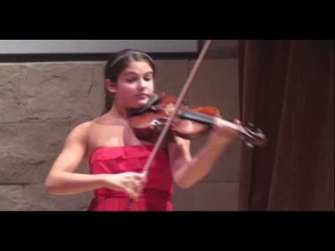 Maia Cabeza en la semifinal del Concurso de Violín Buenos Aires 2010 / Violin Competition