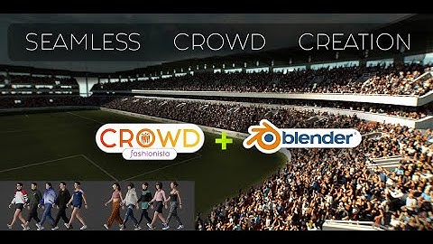 Crowd Fashionista  ( blender add-on )