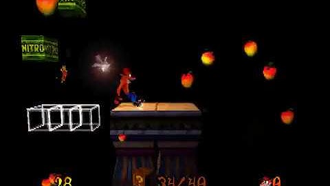 Crash 3: Warped Glitch - Pillar Deload in Bug Lite Bonus