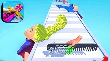 Brush Hair ​- All Levels Gameplay Android,ios (Levels 9-10)