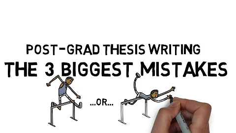 PGC - Thesis Writing & The 3 Biggest Mistakes