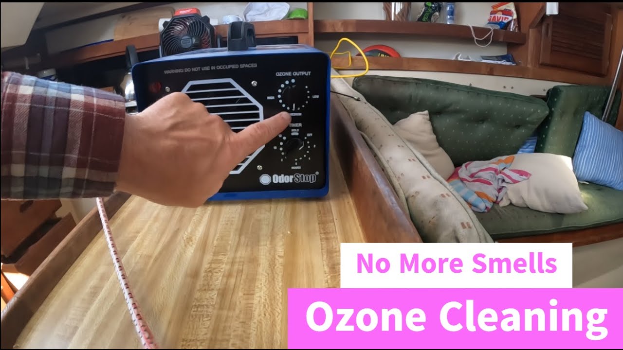 ⁣Ozone generator air purifier for your BOAT