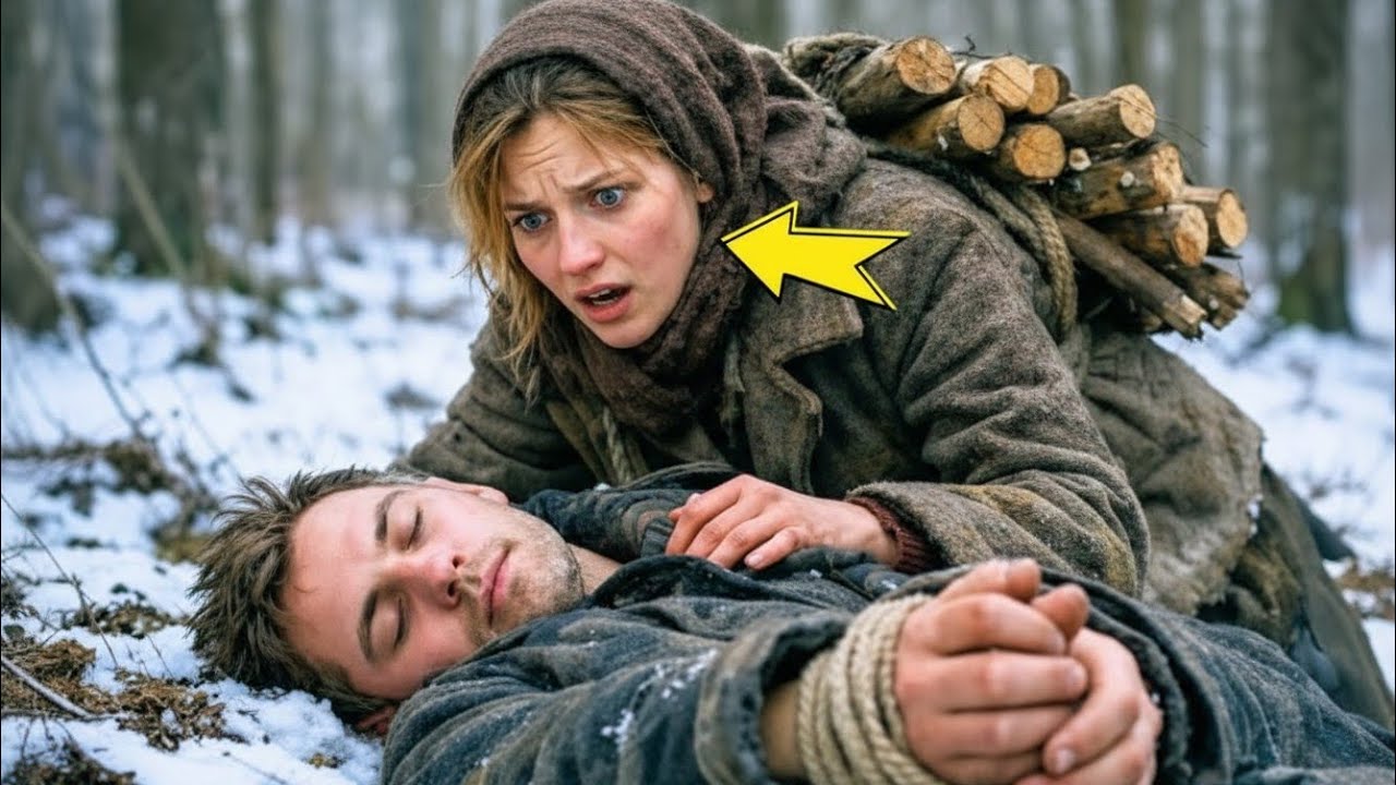 Пока она собирала дрова для детей, в снегу лежал связанный мужчина…