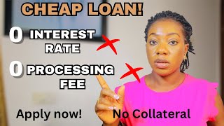 GET A LOAN WITHOUT INTEREST AND PROCESSING FEES in Nigeria 2024