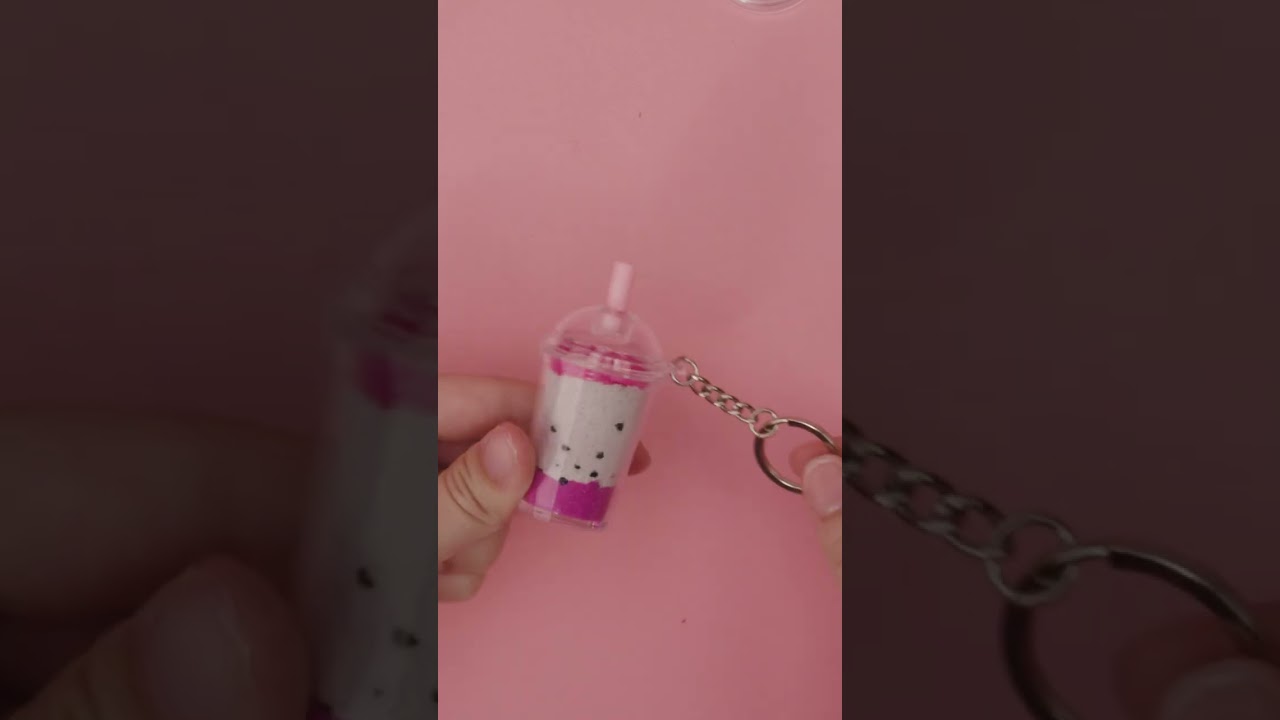 Cute Kinetic Sand Key Chains 