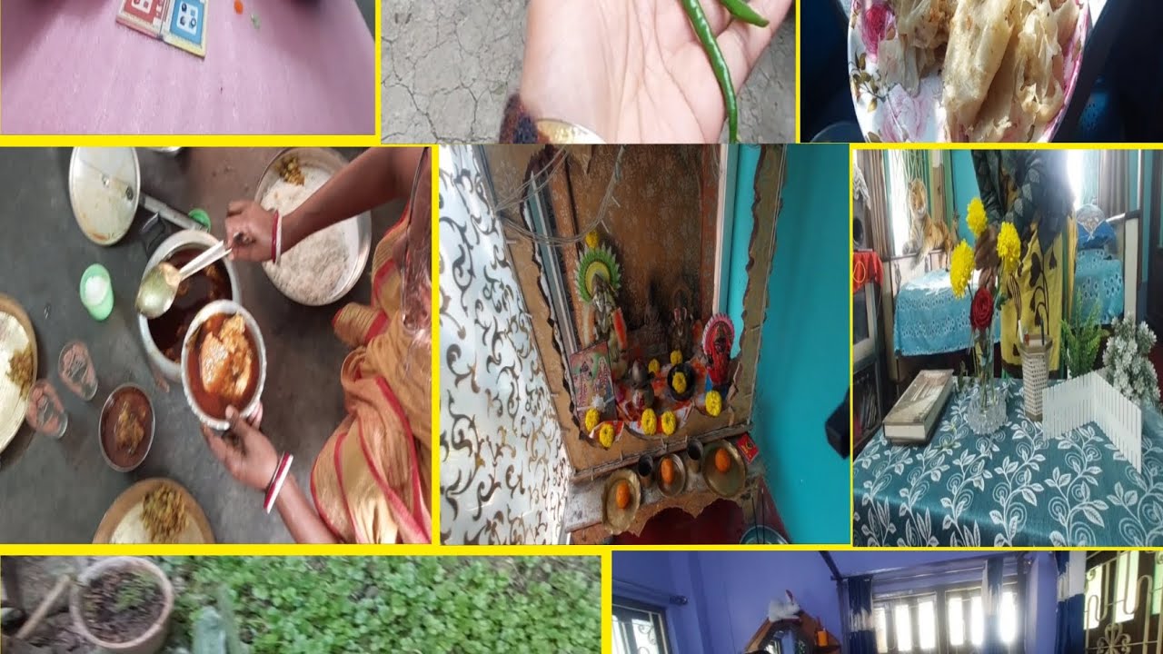 বছরের প্রথম দিন নিজের বাড়িতে কাটালাম।।দুপুরের লাঞ্চ মায়ের হাতের রান্না দিয়ে।।