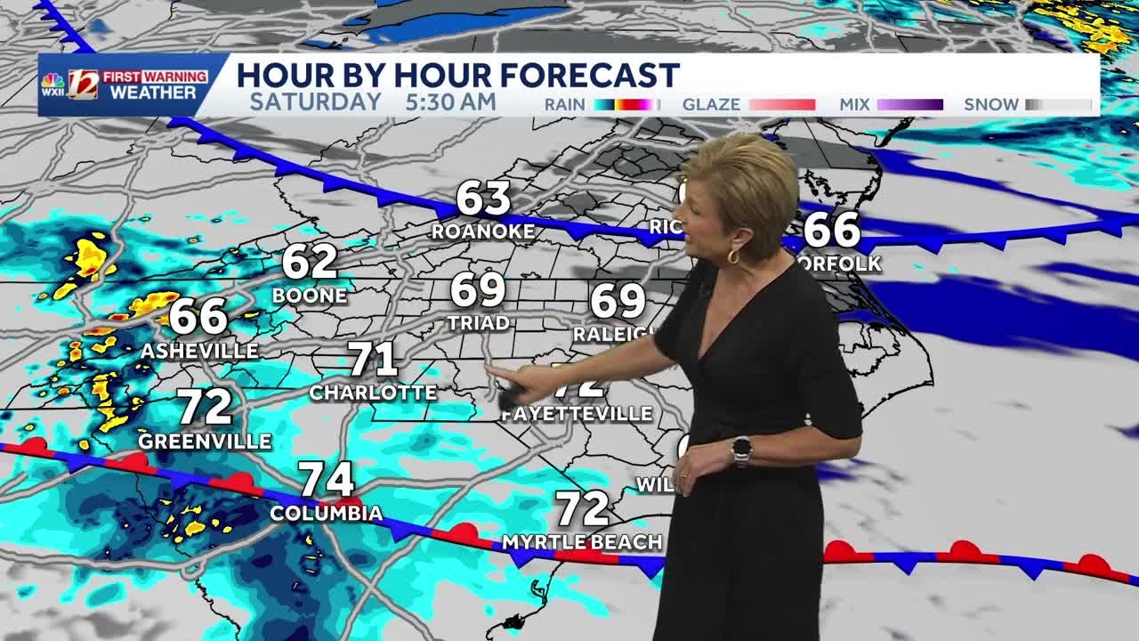Drier air and skies heading into the weekend - YouTube
