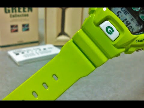 G-Shock G-6900GR-3JR Green Collection (unboxing) - YouTube