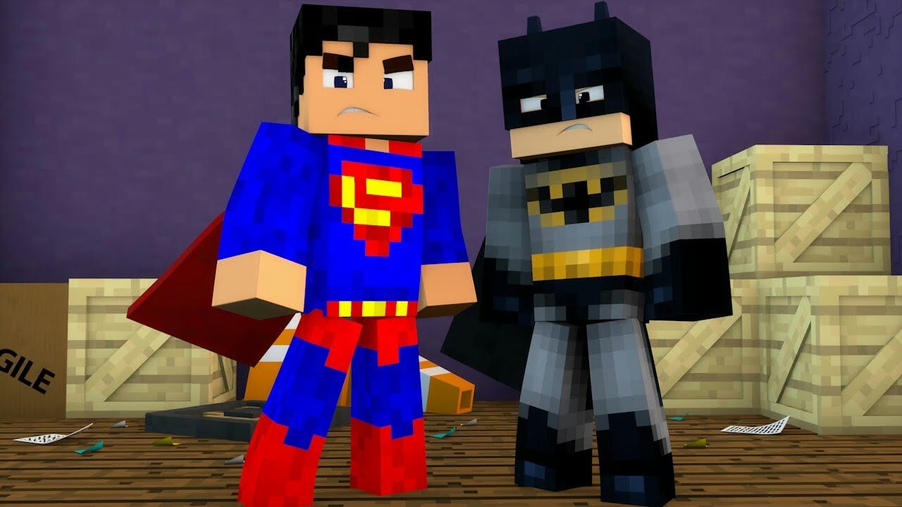 Minecraft batman. Бэтмен миникрафт. Бэтмен из МАЙНКРАФТА. Супермен в МАЙНКРАФТЕ. Семья в МАЙНКРАФТЕ.