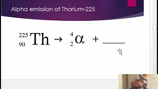 CHM 129 039 Practice Writing Nuclear Equations for Alpha and Beta Emission