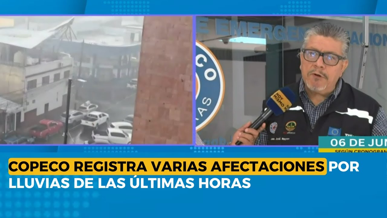 COPECO registra varias afectaciones por lluvias de las últimas horas ...