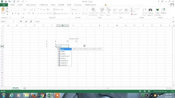 Excel 2013 Tutorial#56 SUMProduct  Function in Excel