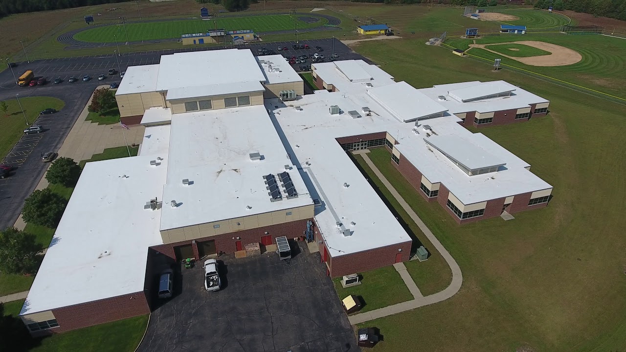 Roof recycling at the Crivitz High School reroof project by Nasi