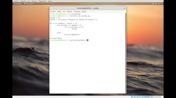 Python / Generador de numeros primos