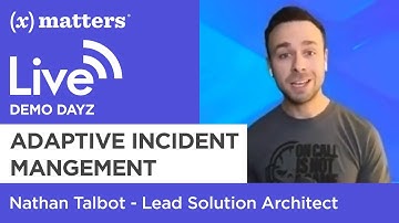 How To Use Incident Console for Adaptive Incident Management - xMatters Demo