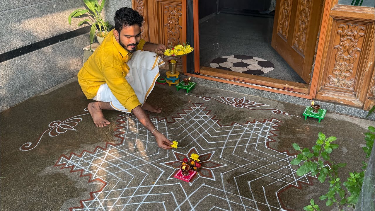 Day 3 of shree vratham muggu  