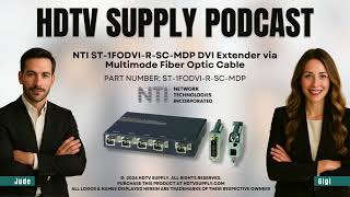 NTI ST-1FODVI-R-SC-MDP DVI Extender via Multimode Fiber Optic Cable