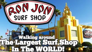 I took a walk around Ron Jon Surf Shop, Cocoa Beach, FL, #visitflorida #ronjon #cocoabeach #surfing