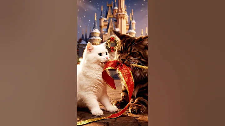 Video 11868121: maine coon playing, cats catlover cute, white cat