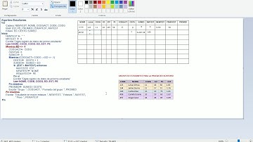 Prueba de escritorio algoritmo estudiantes