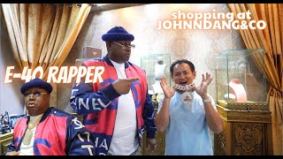 Watch E-40 Ice Out The Rap Icons Mega Haul At Johnny Dang Co 