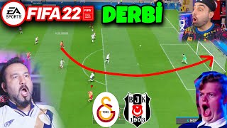 FIFA 22 GALATASARAY-BEŞİKTAŞ DERBİSİ! 25 METRE GOL | ÜMİDİ İLE FİFA 22 OYNUYORUZ | FIFA 22 ÇIKTI! screenshot 2