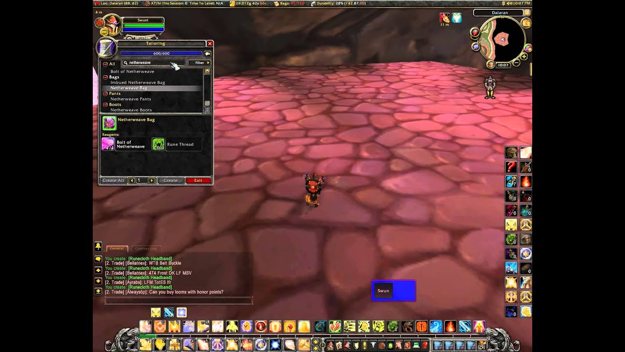 Beginners Guide To WoW Gold Easy Tailoring Tricks YouTube Beginners guide to wow gold easy tailoring tricks youtube