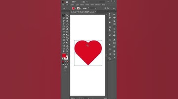 Heart Design In Adobe Illustrator cc 2021 | Short Tutorial