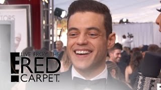 Rami Malek Sends Mom a Birthday Wish on SAG Red Carpet | Live From the Red Carpet | E! News