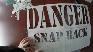 How to make stencils onboard ships