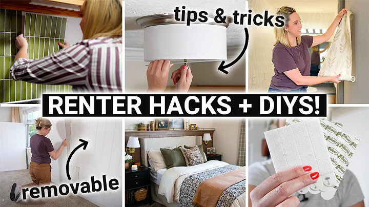 20 BEST DIYs & hacks for your apartment! ✨ Renter-friendly Ideas thumbnail