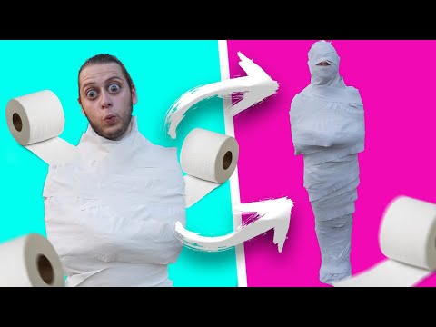 100 ტუალეტის ქაღალდი - მუმია ჩელენჯი!