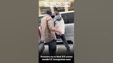 Protesters try to block ICE arrests outside S.F. immigration court