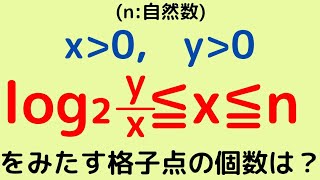 【京都大1999】２通りの計算法！　格子点の数