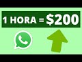 WHATSAPP Te Paga $ 200 USD (GRATIS) por Leer sus Mensajes | Ganar dinero por internet - Jesus...