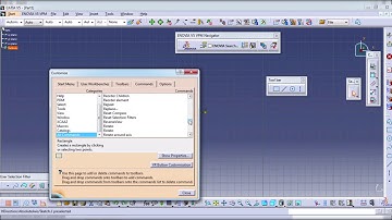 How to customize own tool bar in Catia V5