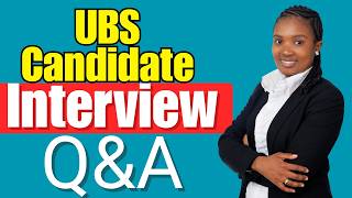 Top 25 UBS Candidate Interview Questions and Answers | Must Watch Before Your Interview