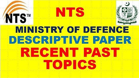NTS|Ministry of Defence| MOD| descriptive | paper | part 1.