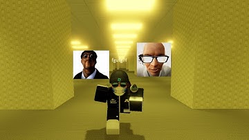 Running from nextbots in THE BACKROOMS