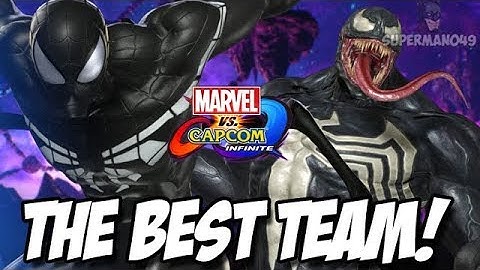 Venom & Black Suit Spiderman Team Up! - Marvel Vs Capcom Infinite: "Venom" & "Spiderman" Gameplay