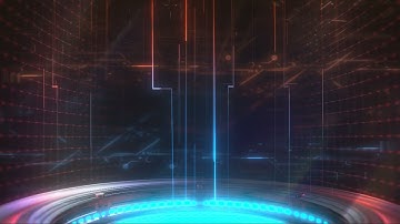 Video Loop Background HD - Colorful Sci-Fi Futuristic Abstract